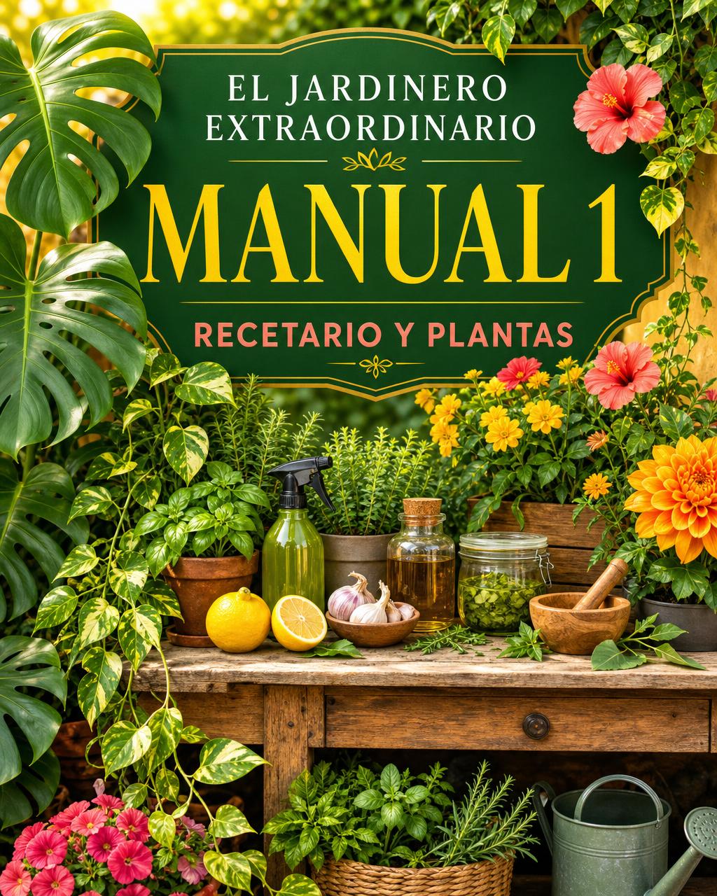 Portada del MANUAL 1: Recetas y plantas